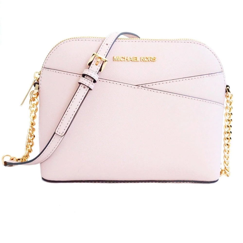 MICHAEL KORS
Jet Set Travel Medium Dome Crossbody Bag
Powder Blush 
NWT - Picture 14 of 16
